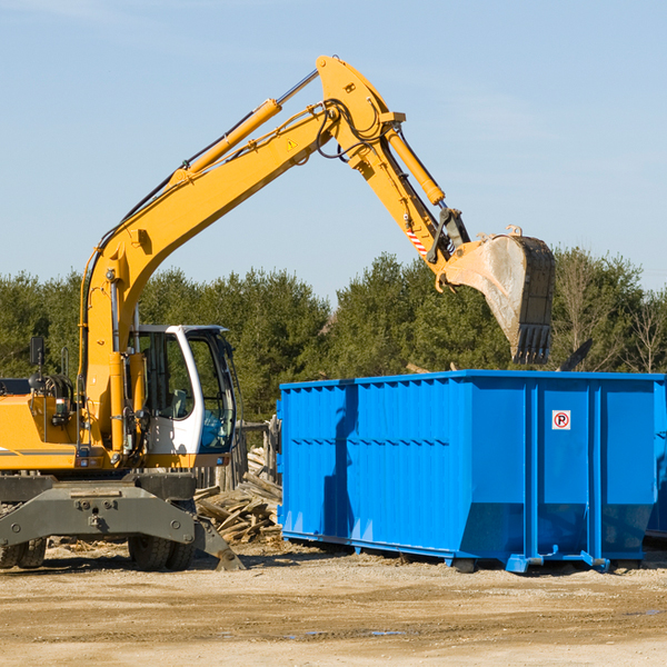 can i choose the location where the residential dumpster will be placed in Braham